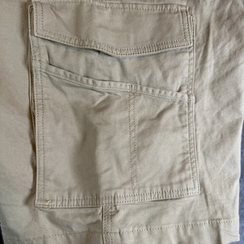 Carhartt Cargo Shorts Mens 42 Relaxed Fit Khaki
